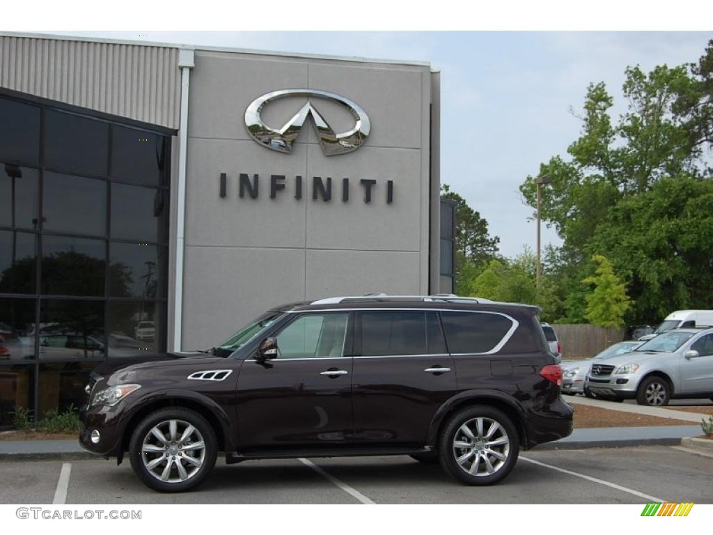 Dark Currant 2011 Infiniti QX 56 Exterior Photo #49369538