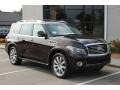 Dark Currant 2011 Infiniti QX 56 Exterior