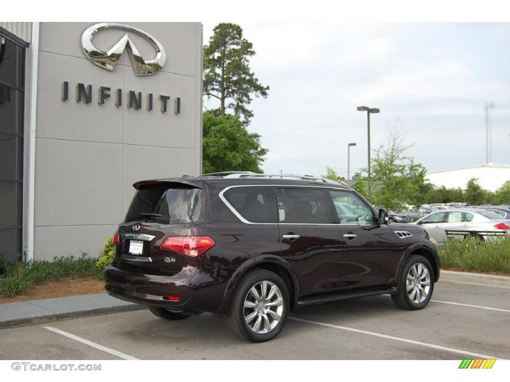 Dark Currant 2011 Infiniti QX 56 Exterior Photo #49369625