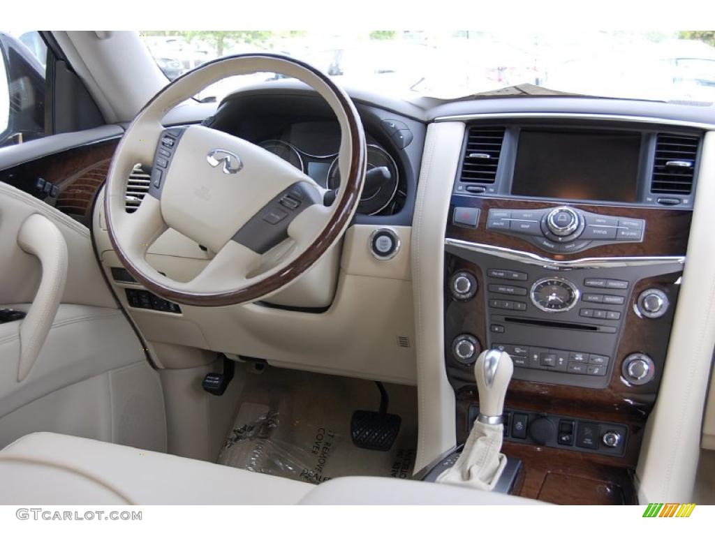 2011 Infiniti QX 56 Wheat Dashboard Photo #49369667