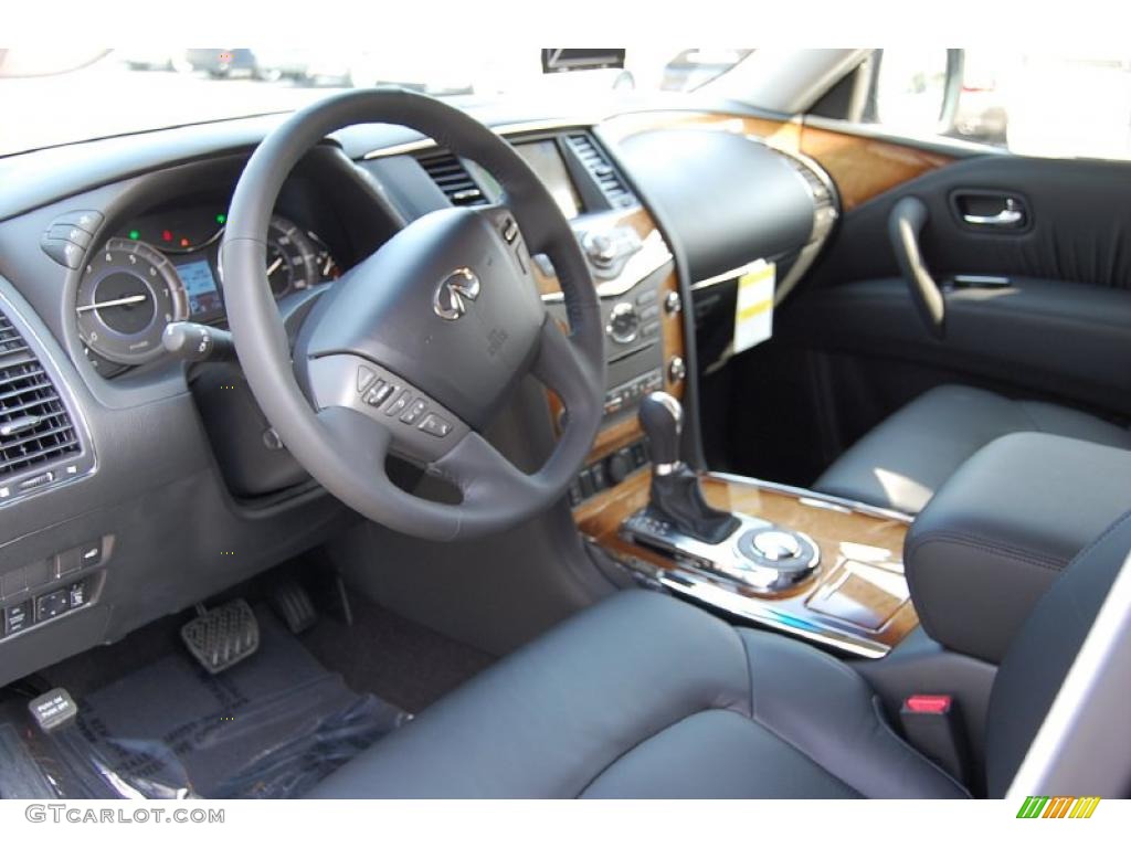 Graphite Interior 2011 Infiniti QX 56 Photo #49369886