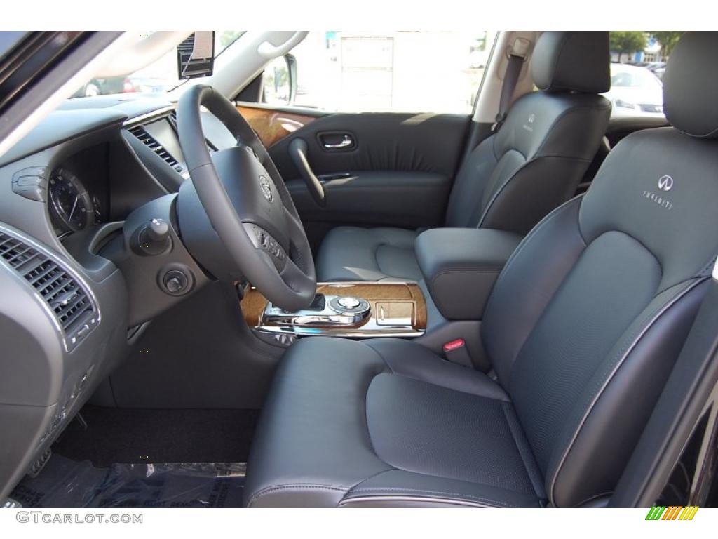 Graphite Interior 2011 Infiniti QX 56 Photo #49369901