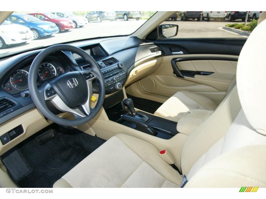 Ivory Interior 2009 Honda Accord LX-S Coupe Photo #49370522