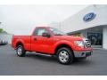 2011 Race Red Ford F150 XLT Regular Cab  photo #1