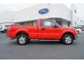 2011 Race Red Ford F150 XLT Regular Cab  photo #2