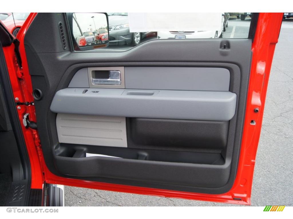 2011 Ford F150 XLT Regular Cab Steel Gray Door Panel Photo #49370810