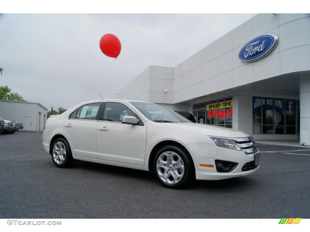 White Suede Ford Fusion