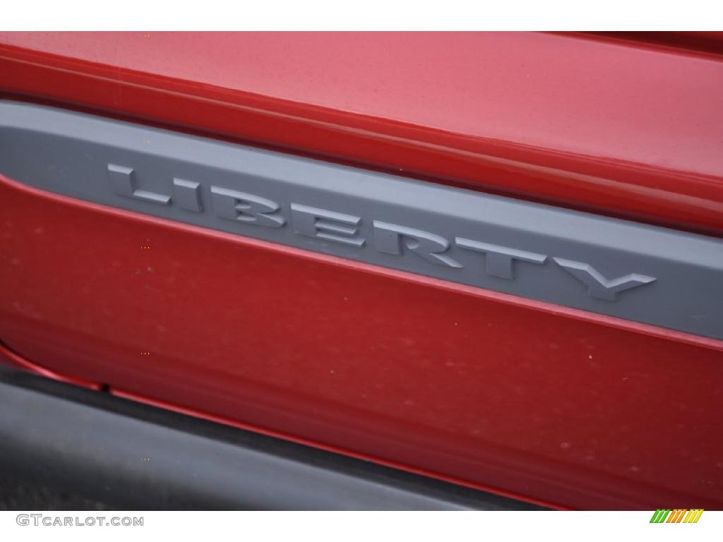 2005 Liberty Sport 4x4 - Flame Red / Medium Slate Gray photo #22
