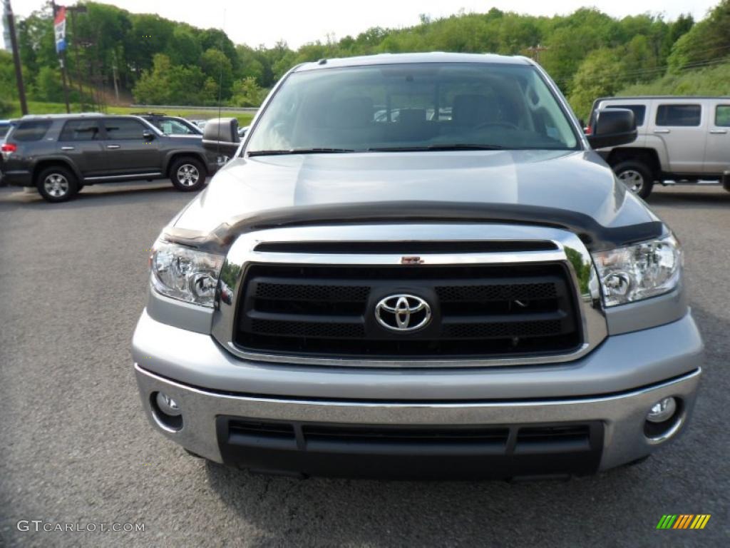 2010 Tundra TRD Double Cab 4x4 - Silver Sky Metallic / Graphite Gray photo #2