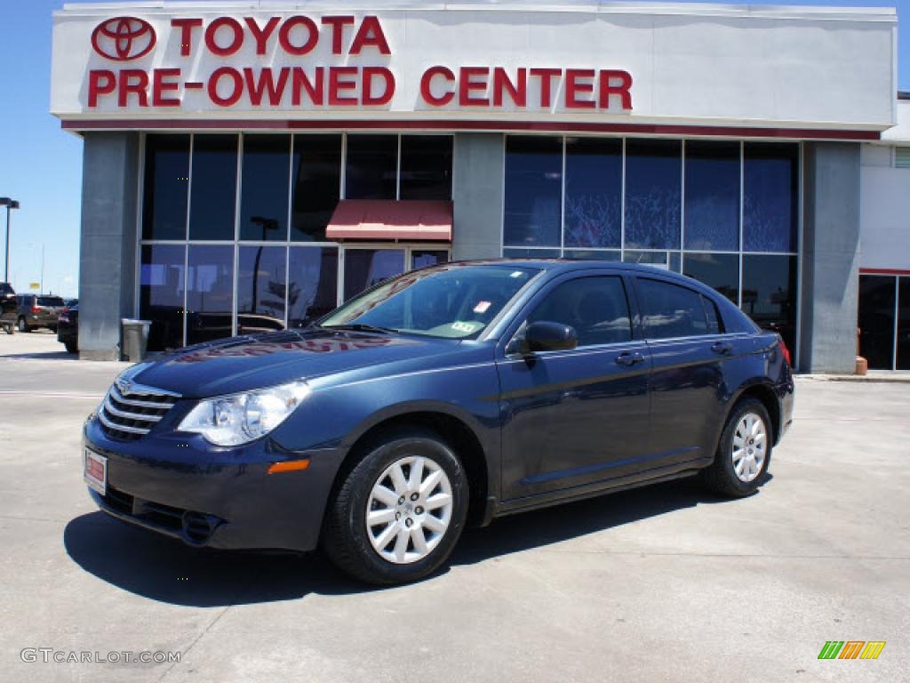 2007 Sebring Sedan - Modern Blue Pearl / Dark Slate Gray/Light Slate Gray photo #1