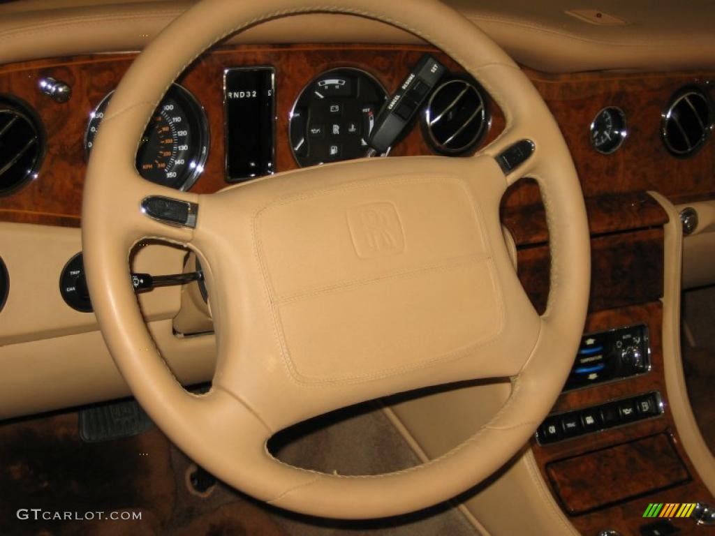 2000 Rolls-Royce Corniche Standard Corniche Model Tan Steering Wheel Photo #49372665