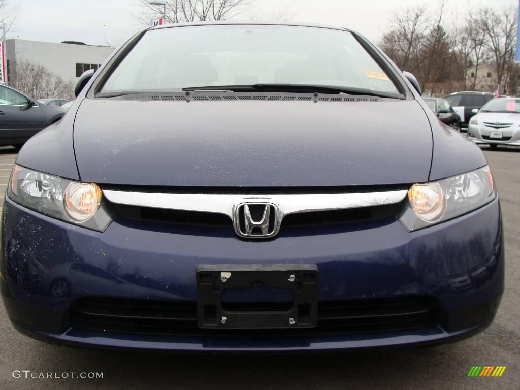 2007 Civic EX Sedan - Royal Blue Pearl / Gray photo #2