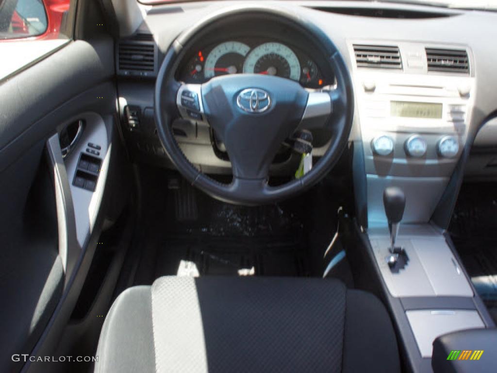 2010 Camry SE - Barcelona Red Metallic / Dark Charcoal photo #9