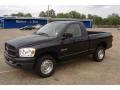 2008 Brilliant Black Crystal Pearl Dodge Ram 1500 ST Regular Cab  photo #1