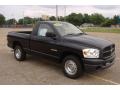 2008 Brilliant Black Crystal Pearl Dodge Ram 1500 ST Regular Cab  photo #3