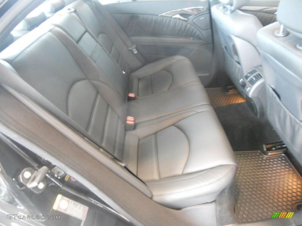 Black Interior 2009 Mercedes-Benz E 63 AMG Sedan Photo #49376378