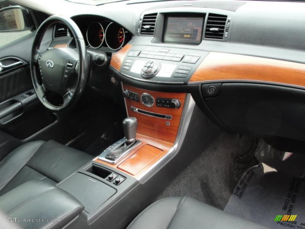 2006 Infiniti M 45 Sport Sedan Graphite Dashboard Photo #49376441