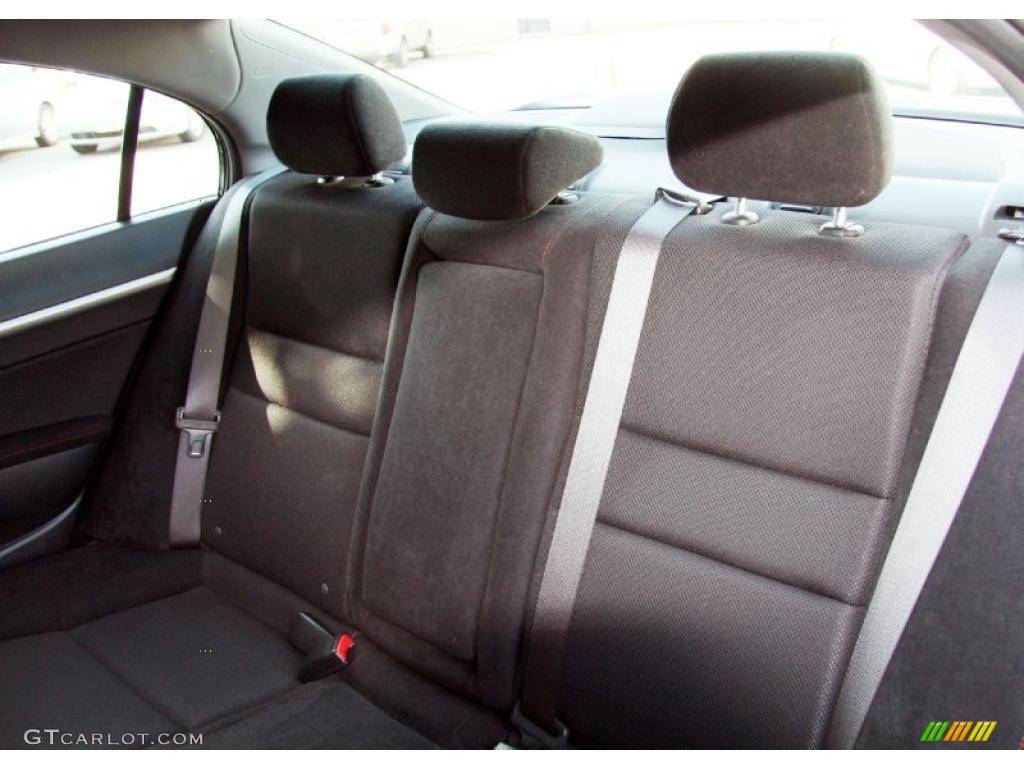 Black Interior 2010 Honda Civic Si Sedan Photo #49378055