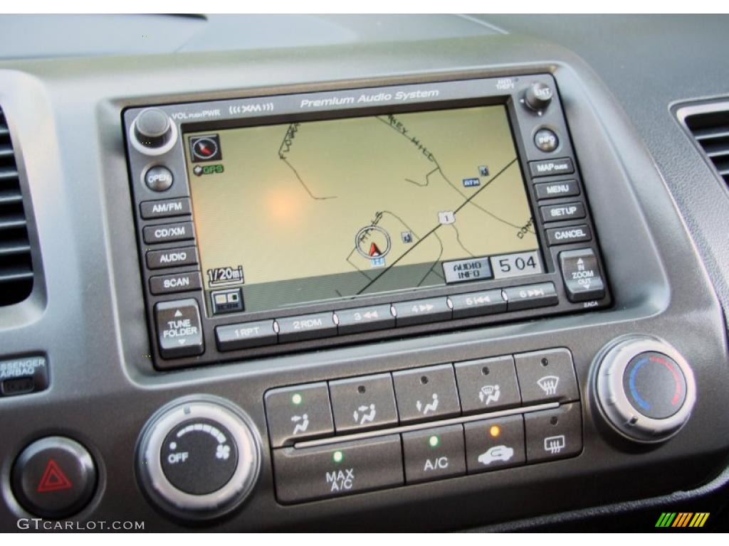 2010 Honda Civic Si Sedan Navigation Photo #49378232