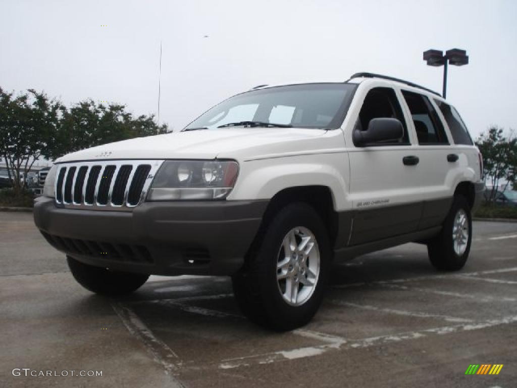 2003 Grand Cherokee Laredo - Stone White / Dark Slate Gray photo #7