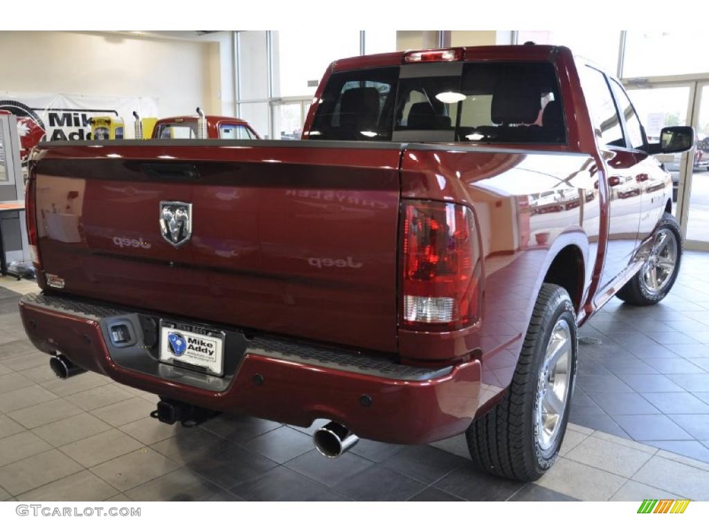 2011 Ram 1500 Sport Crew Cab - Deep Cherry Red Crystal Pearl / Dark Slate Gray photo #6