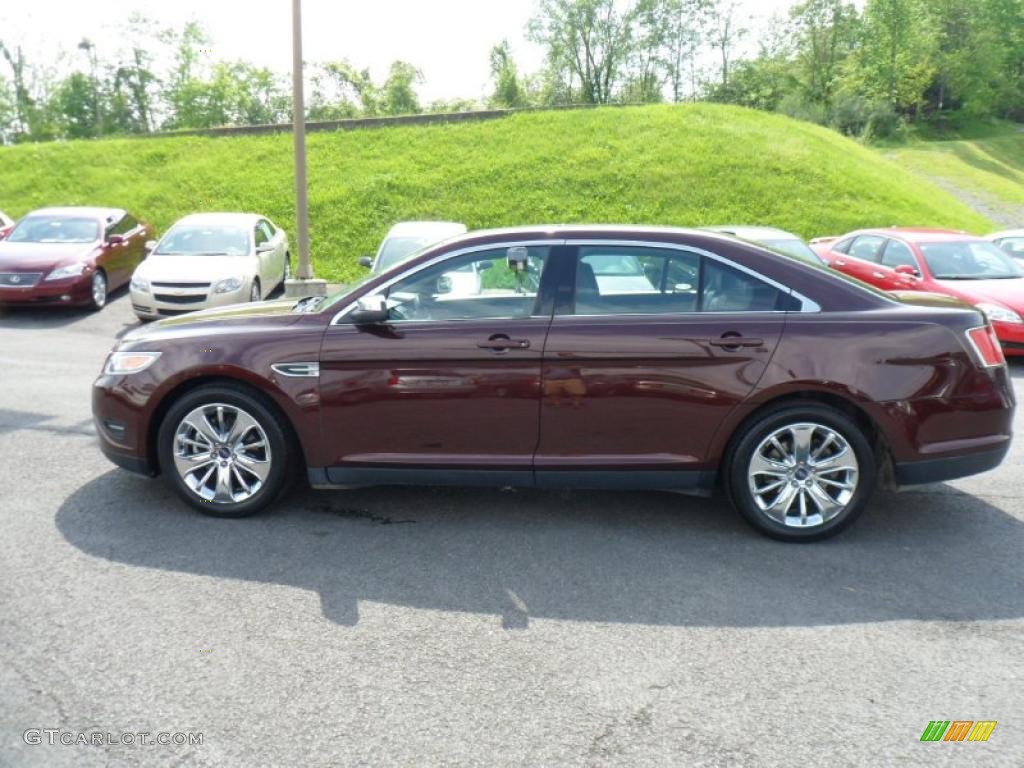 Cinnamon Red Metallic 2010 Ford Taurus Limited AWD Exterior Photo #49380224