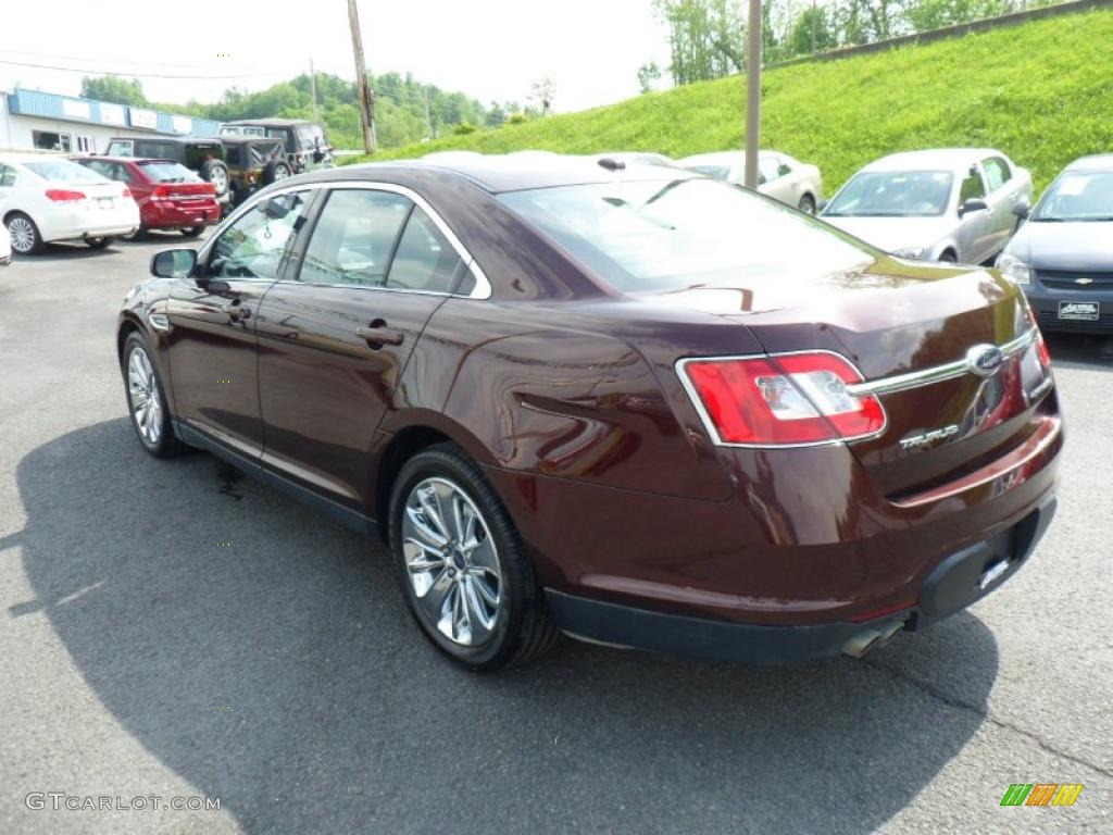 Cinnamon Red Metallic 2010 Ford Taurus Limited AWD Exterior Photo #49380243