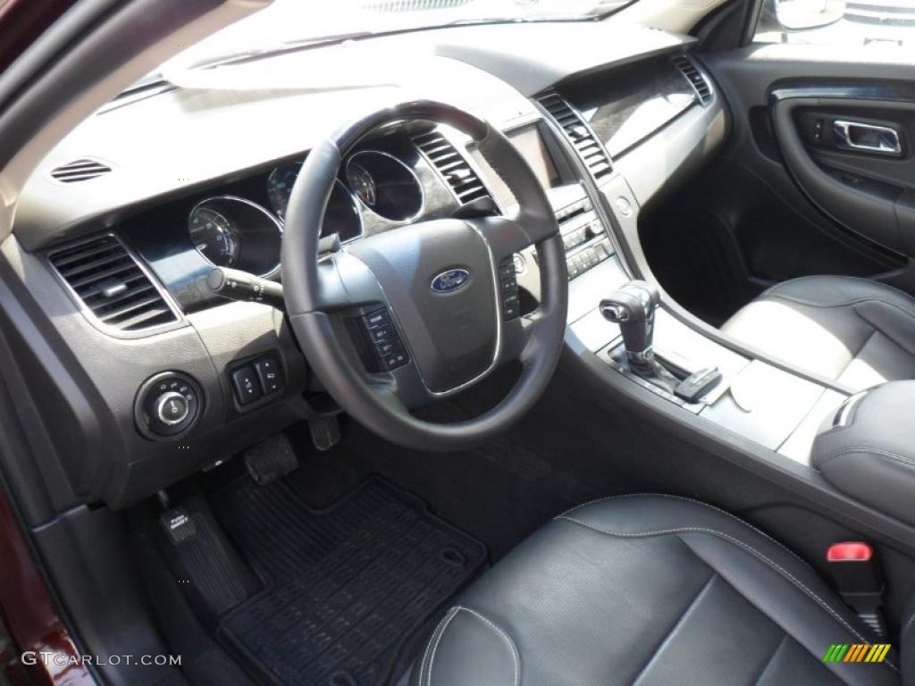 Charcoal Black Interior 2010 Ford Taurus Limited AWD Photo #49380320
