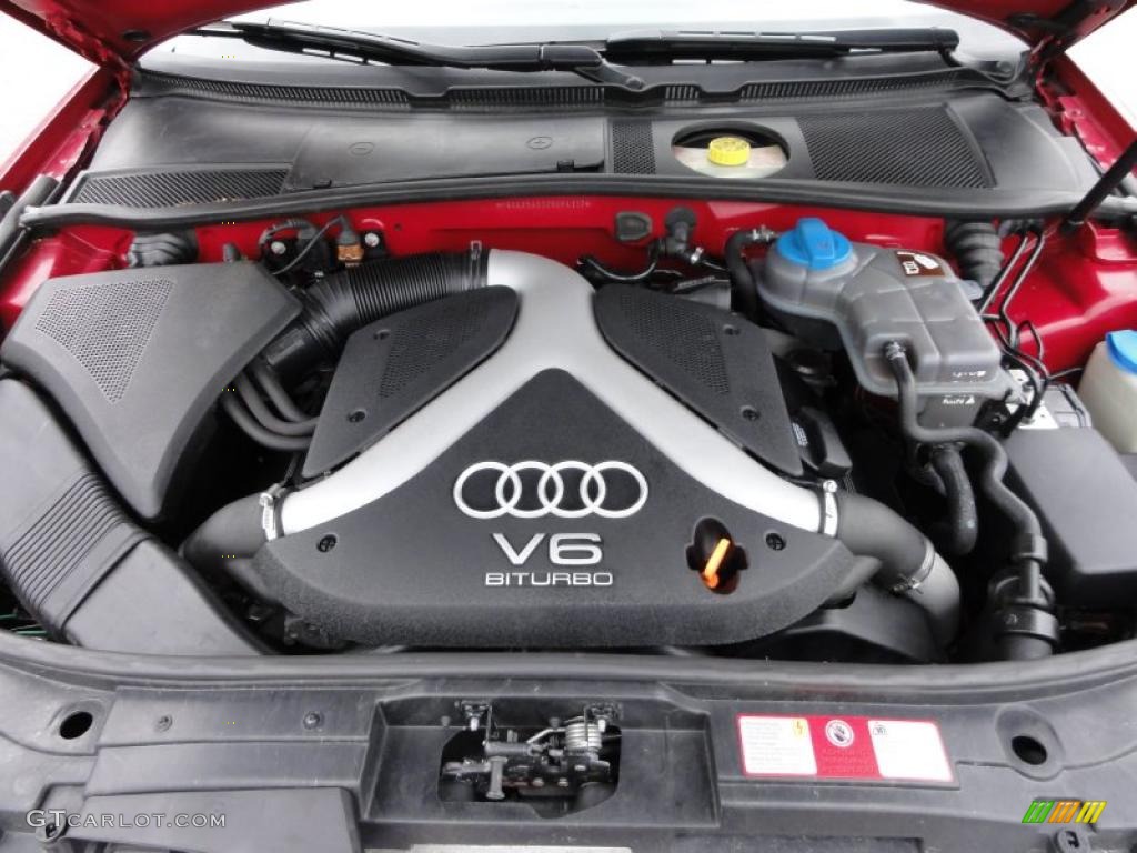 2002 Audi A6 2.7T quattro Sedan 2.7 Liter Twin-Turbocharged DOHC 30-Valve V6 Engine Photo #49380521