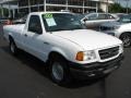 Oxford White 2002 Ford Ranger XL Regular Cab Exterior
