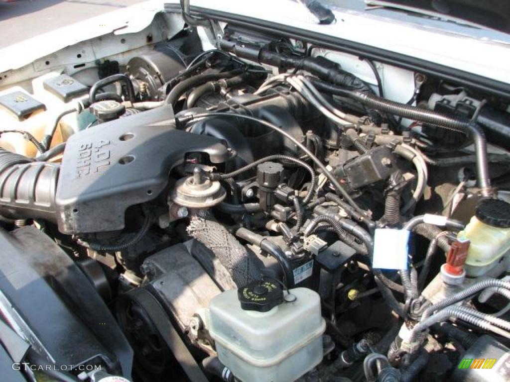 2002 Ford Ranger XL Regular Cab 4.0 Liter SOHC 12-Valve V6 Engine Photo #49381127