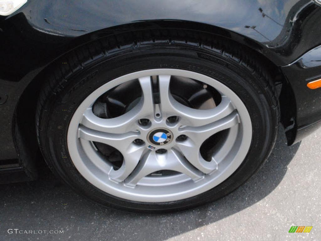 2004 3 Series 330i Coupe - Jet Black / Sand photo #3