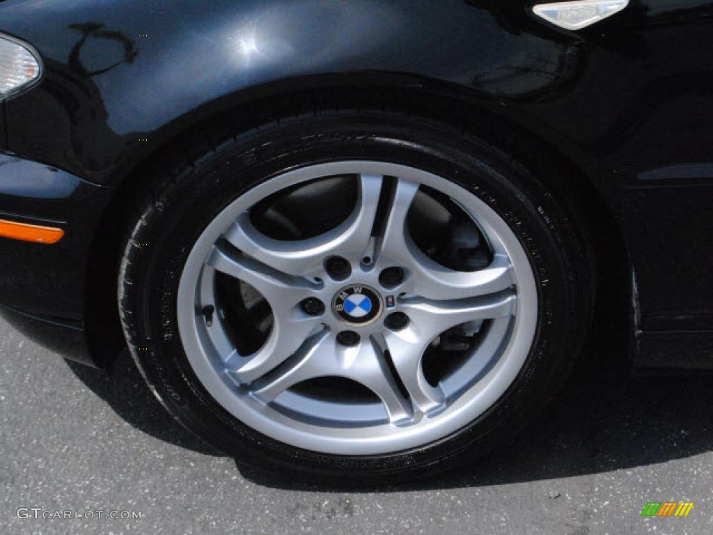 2004 3 Series 330i Coupe - Jet Black / Sand photo #23