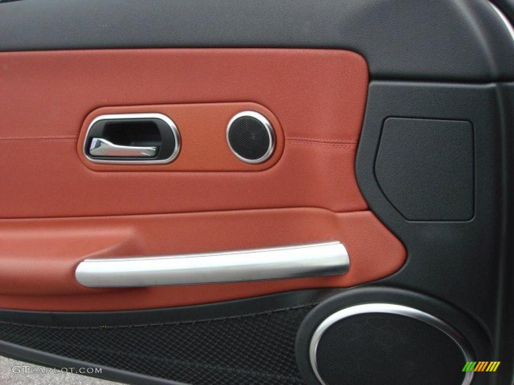 2006 Chrysler Crossfire Limited Roadster Dark Slate Gray/Cedar Door Panel Photo #49381961