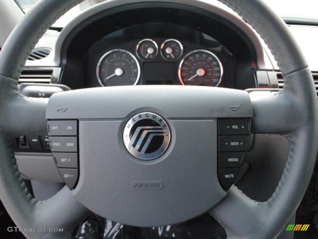 2005 Mercury Montego Premier Shale Steering Wheel Photo #49382429