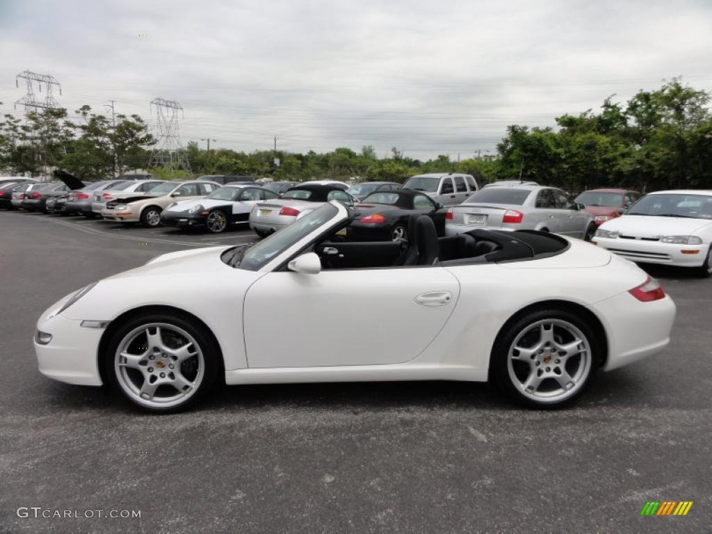 Carrara White 2008 Porsche 911 Carrera Cabriolet Exterior Photo #49383008