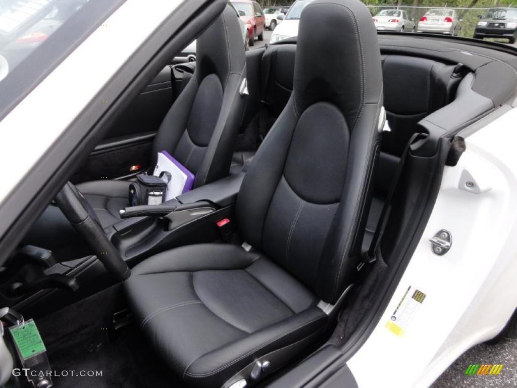 Black Interior 2008 Porsche 911 Carrera Cabriolet Photo #49383071