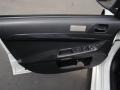 2010 Mitsubishi Lancer Evolution Black Sport Fabric Interior Door Panel Photo