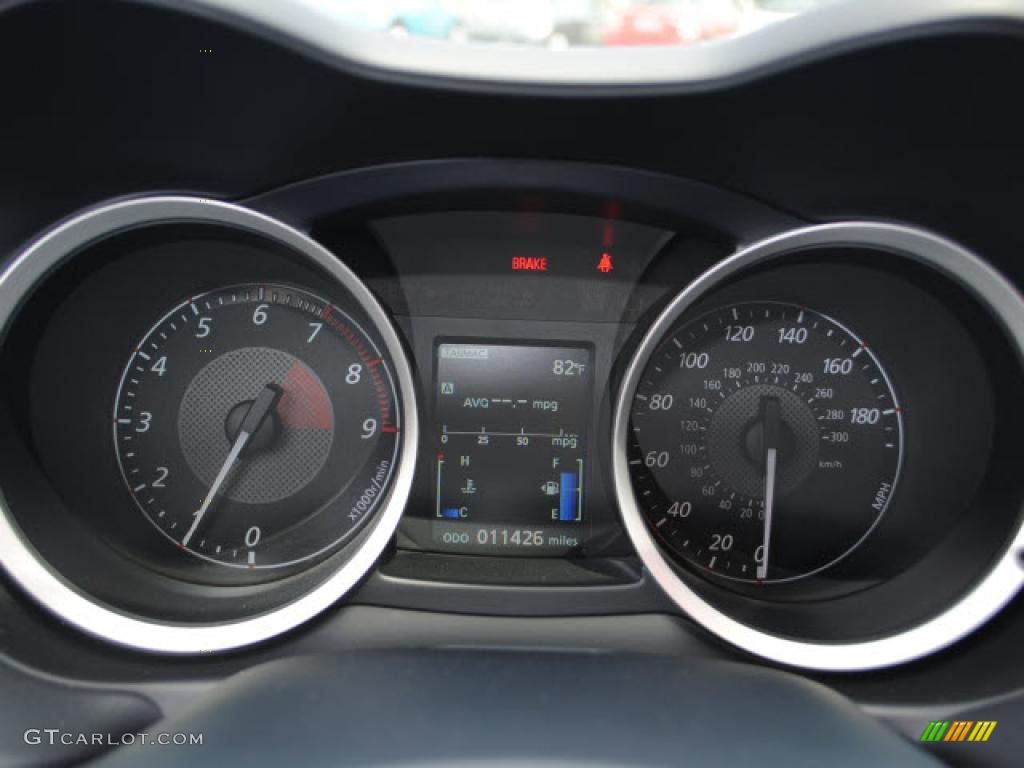 2010 Mitsubishi Lancer Evolution GSR Gauges Photo #49383299