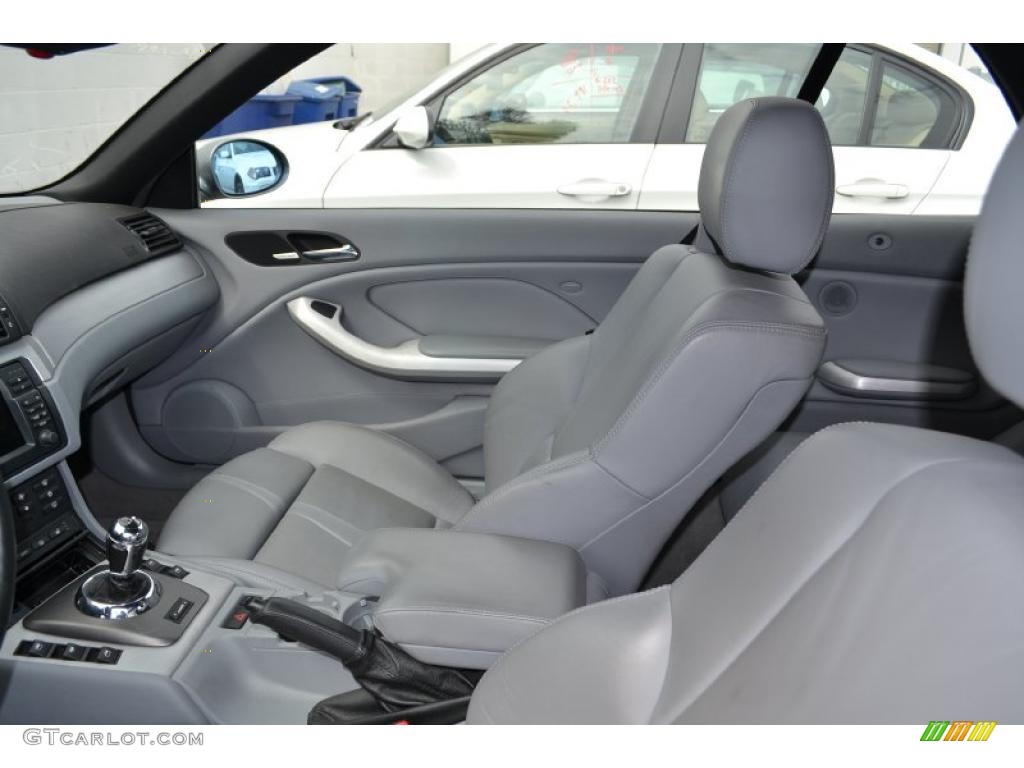 Grey Interior 2003 BMW M3 Convertible Photo #49383881