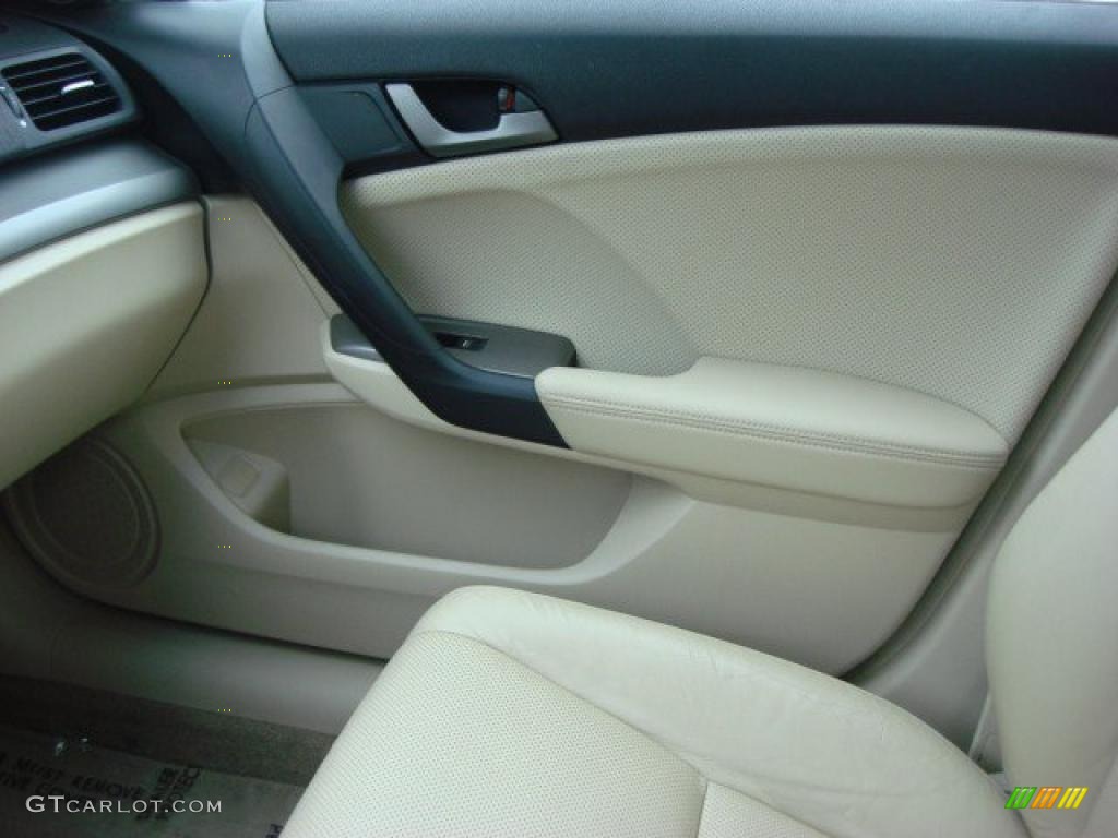 2009 TSX Sedan - Crystal Black Pearl / Parchment photo #21