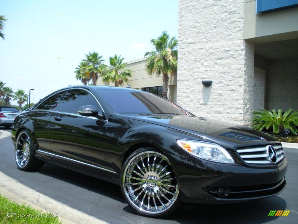 designo Mocha Black 2007 Mercedes-Benz CL 550 Exterior Photo #49387218