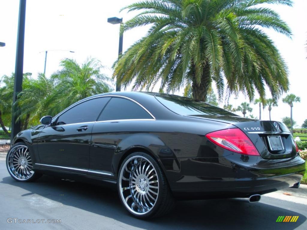 designo Mocha Black 2007 Mercedes-Benz CL 550 Exterior Photo #49387230