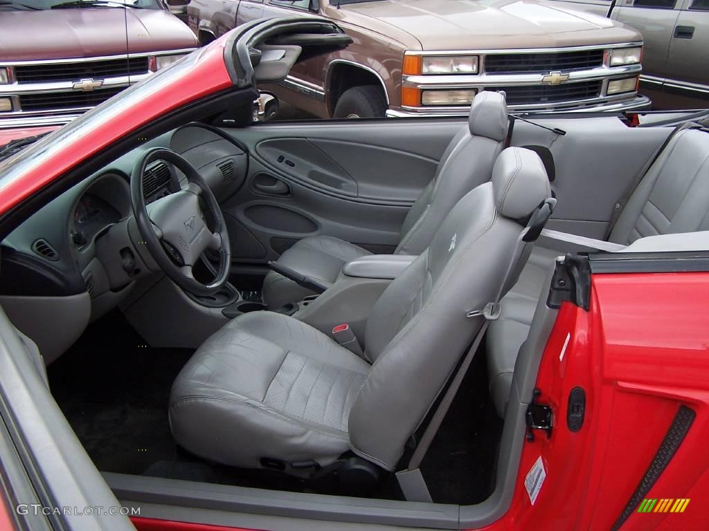 2000 Mustang GT Convertible - Performance Red / Medium Graphite photo #15