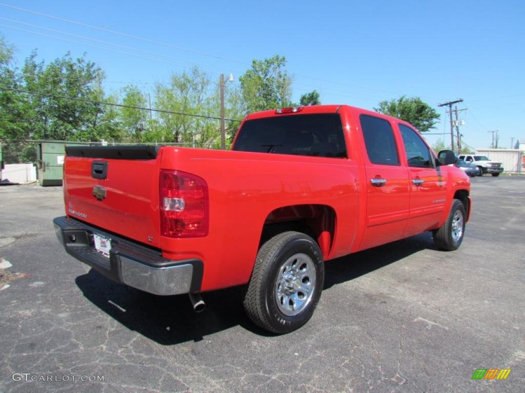 2009 Silverado 1500 LT Crew Cab - Victory Red / Ebony photo #7