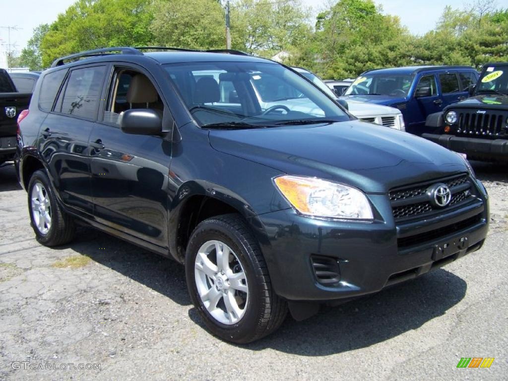 2010 RAV4 V6 4WD - Black Forest Pearl / Sand Beige photo #2