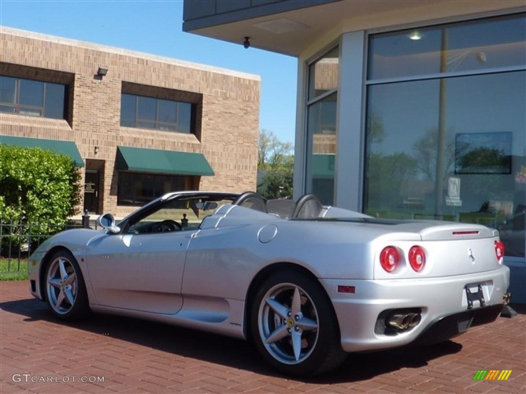 Silver Metallic 2003 Ferrari 360 Spider Exterior Photo #49390808