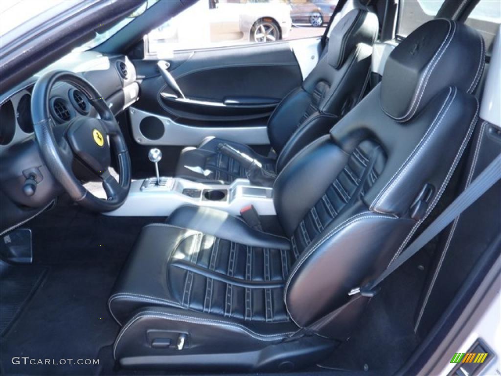 Black Interior 2003 Ferrari 360 Spider Photo #49391141