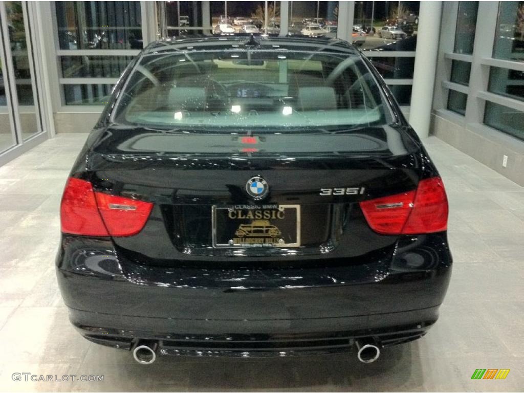 2011 3 Series 335i xDrive Sedan - Jet Black / Black photo #8