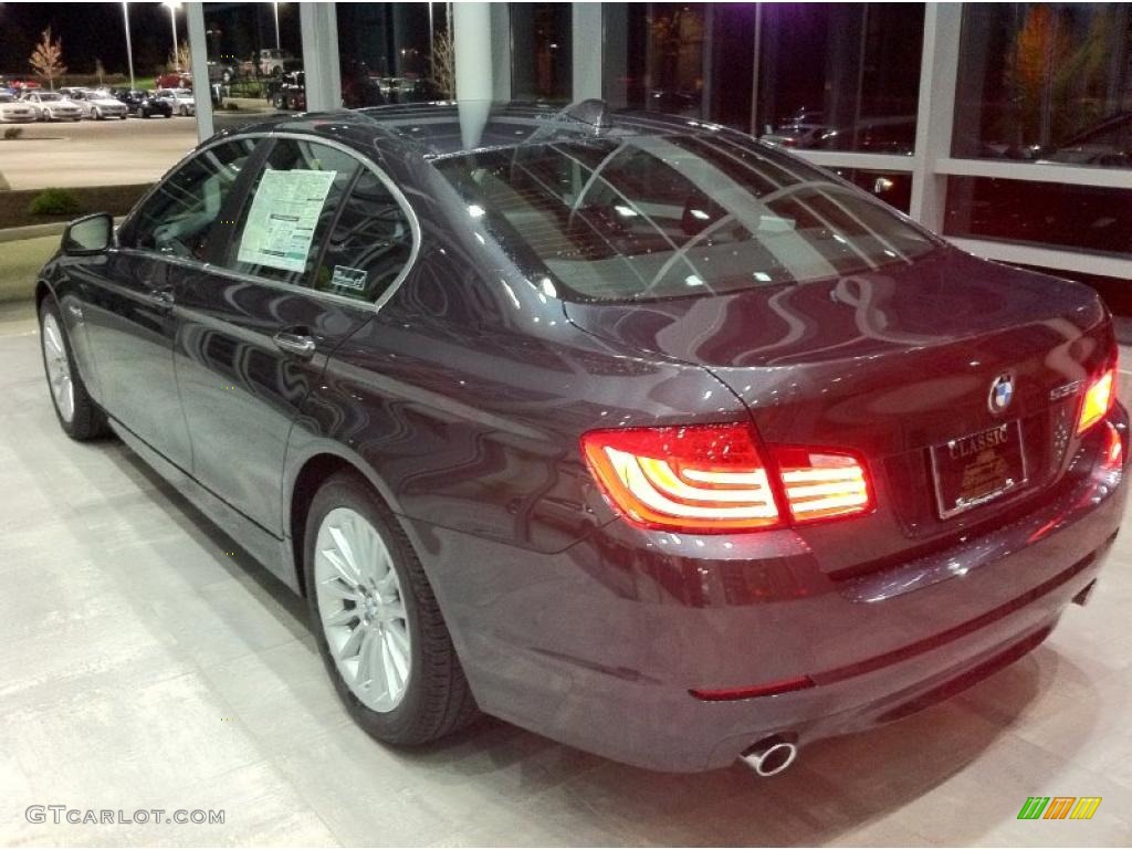 2011 5 Series 535i xDrive Sedan - Dark Graphite Metallic / Black photo #5